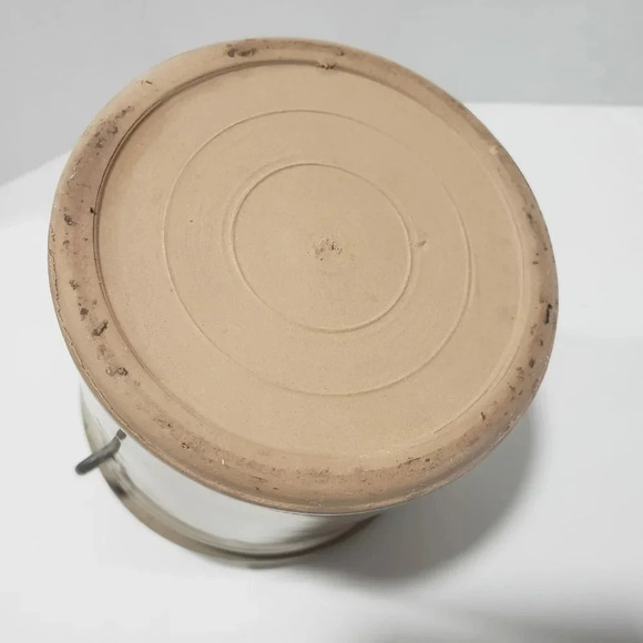 Vintage Win  Shuler Restaurant Wire Bale Stoneware Crock . - Picture 6 of 6